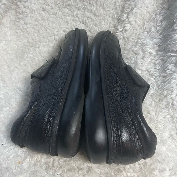 Propet Scandia Strap Black Grain Leather Men’s loafers SZ14 main image 6